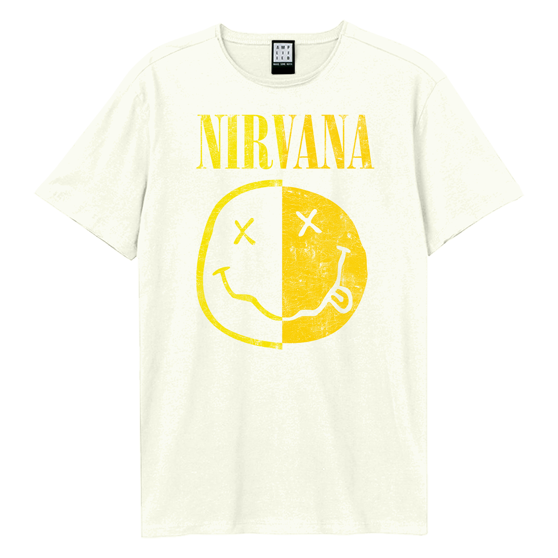 Image of Nirvana T-Shirt - Spliced Smiley Amplified